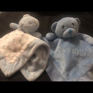 Comfort Blue Teddy Bear Blankets
